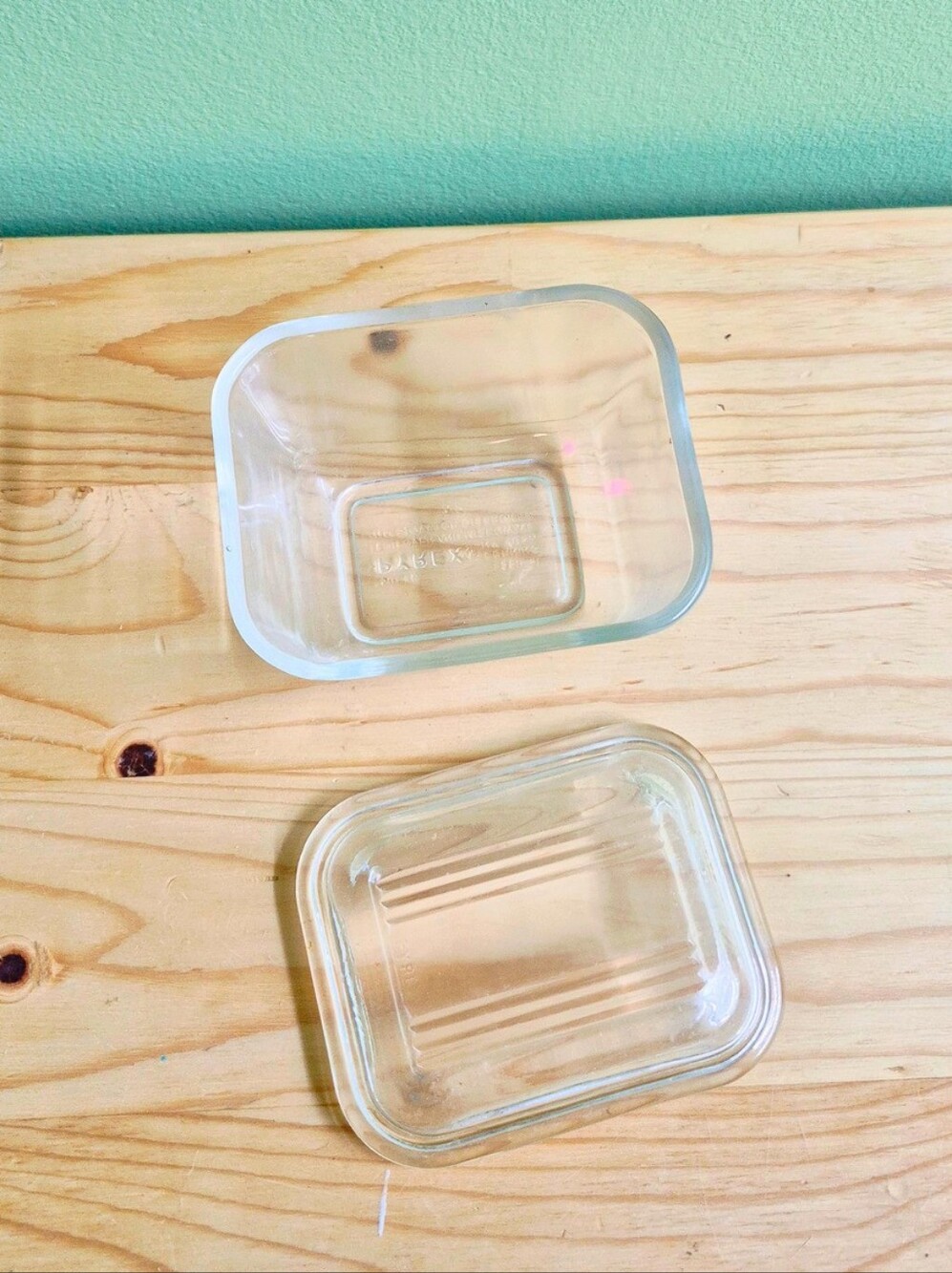 Vintage Clear Pyrex Refrigerator Dish with Ribbed Lid (#501) - Picture 15 of 15